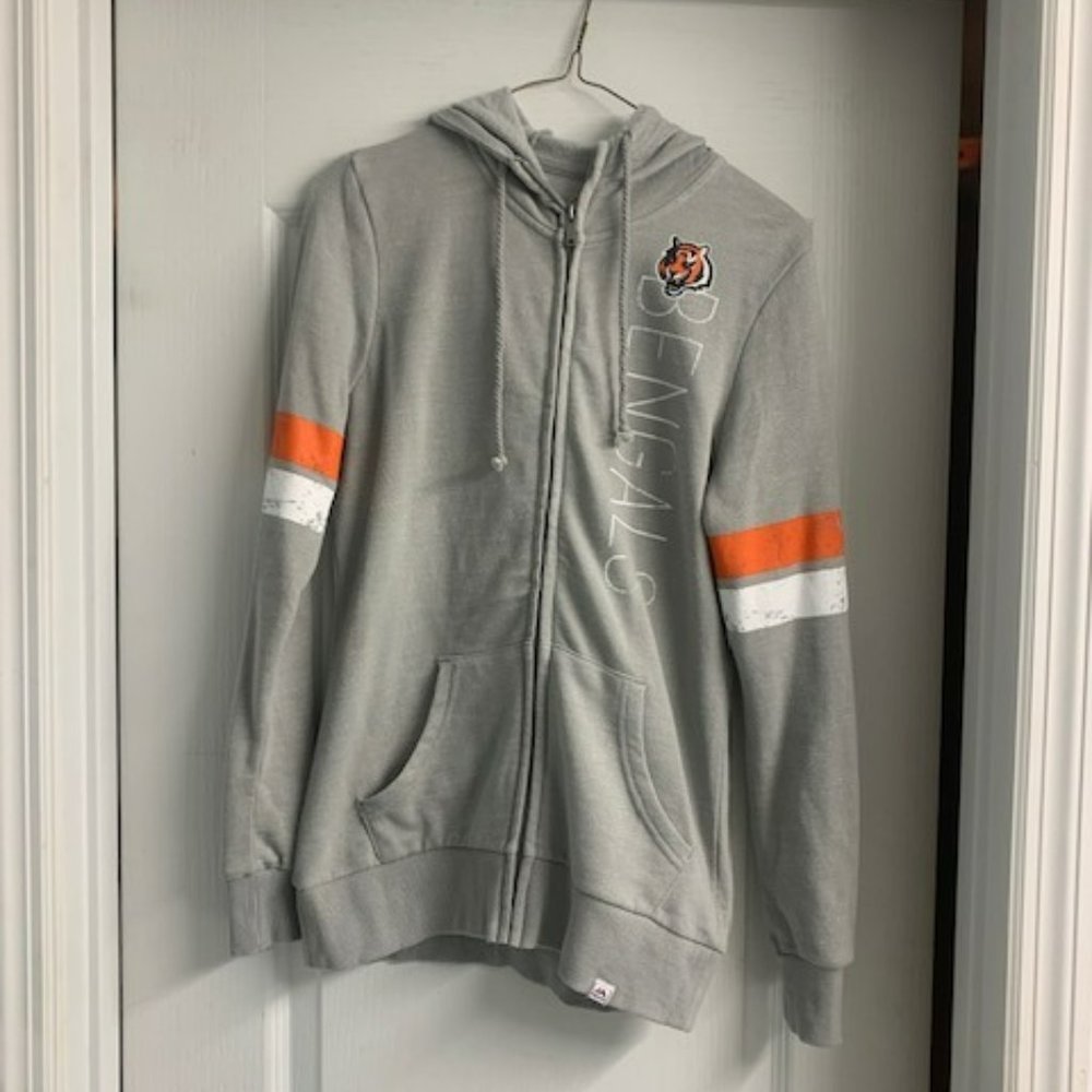 Cincinnati Bengals Womens Gray Hoodie - XS